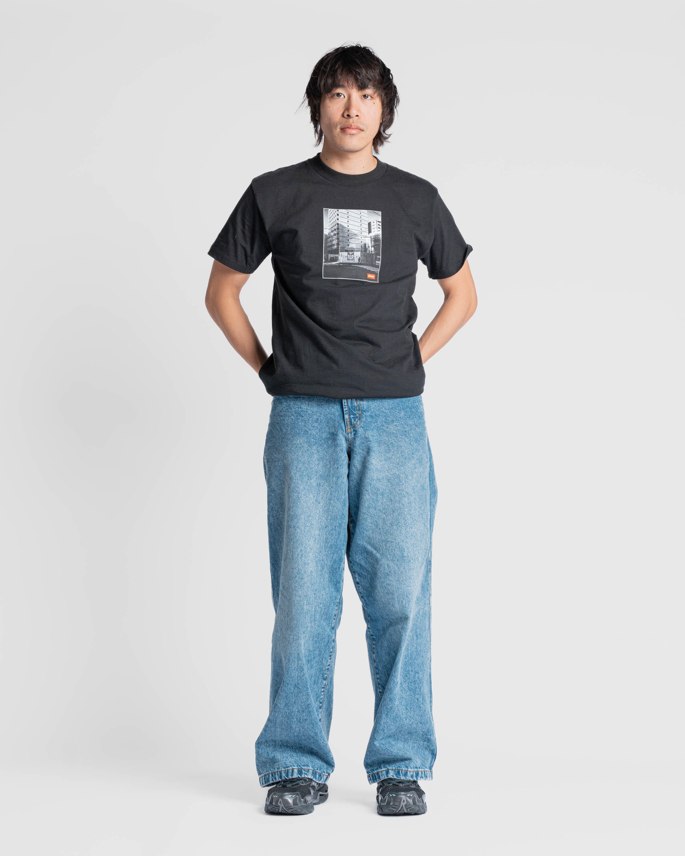 Obey OSAKA PHOTO TEE | 165264114-BLK | AFEW STORE